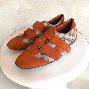 Gucci GG Canvas Suede Sneakers